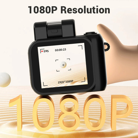 DV Camera HD 1080P 2MP 160° Lens Angle Portable Rechargeable Video Camera for Students School Girl Gift Video Camera DV Camera