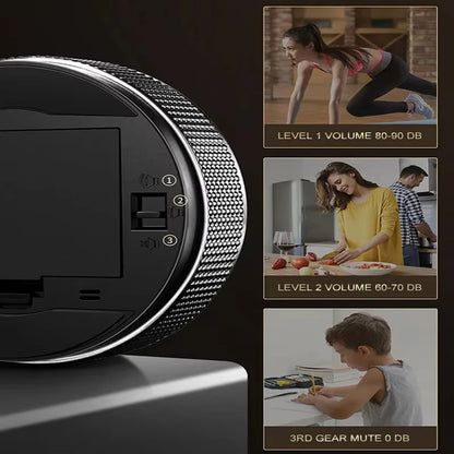 Dinrgo  Magnetic Digital Timers Manual Countdown Kitchen Timer Countdown Clock Mechanical Counter for Cooking Shower Study