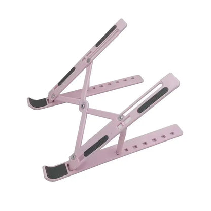 Adjustable Universal Laptop Stand - Non-Slip Foldable Cooling Notebook Holder Base Bracket for Tablet & Phone
